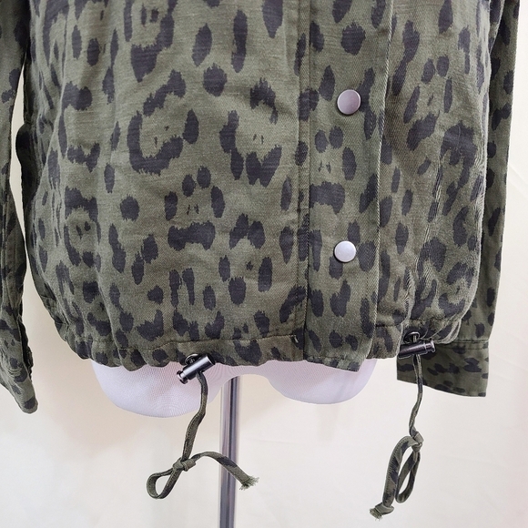 Rails Collins jacket green leopard size small - Picture 6 of 9